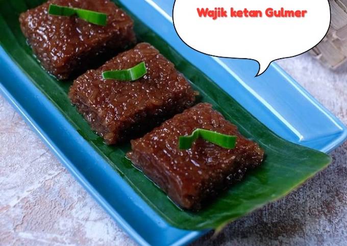 Wajik ketan Gula merah (gula merah)