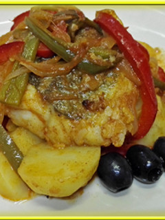 Una foto de Bacalao a la Portuguesa