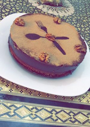 صورة لوصفة كيكة بالفلان شوكلاط ولا اروع والمذاق هائل😋😋