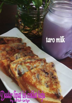 Foto resep Dadar lipat isi coklat keju 