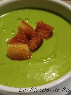 Una foto de Crema de guisantes