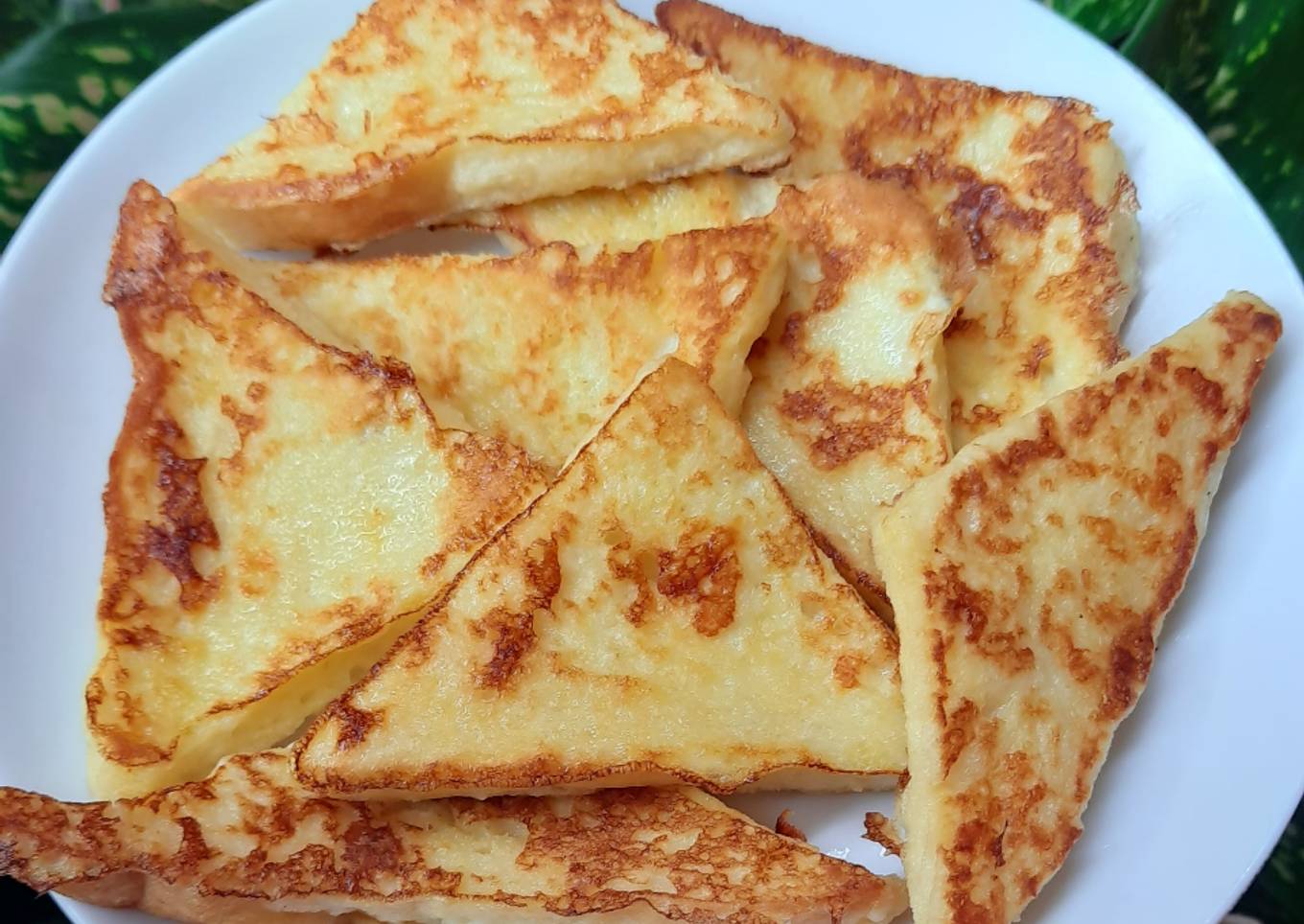 Roti tawar balur telur keju (toast)