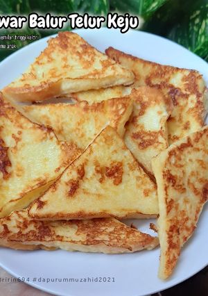 Foto resep Roti tawar balur telur keju (toast)