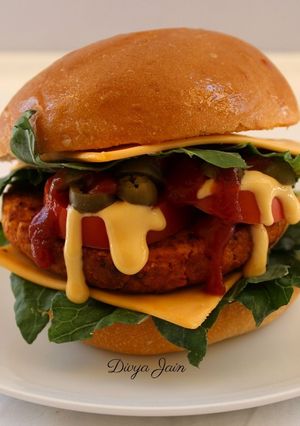 A picture of Millet Pizza Burgers.