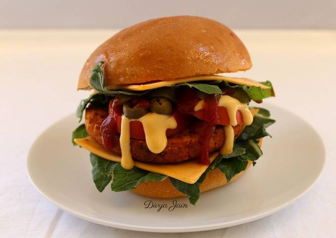 Recipe of Ultimate Millet Pizza Burgers