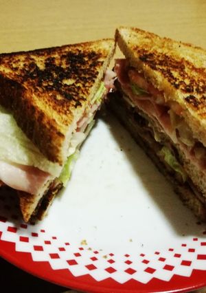 Una foto de Sándwich club
