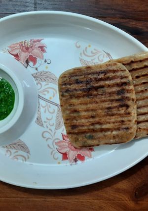 A picture of Grill cauliflower pocket.