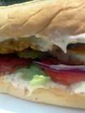 Super Fish Sandwich w/ dill sauce