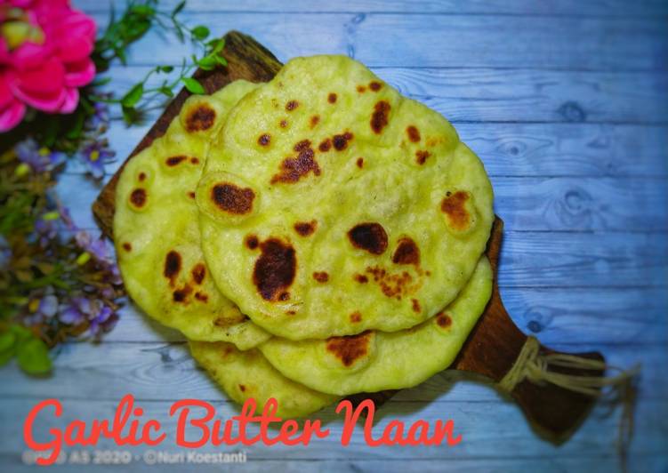 Resep Garlic Butter Naan, Lezat