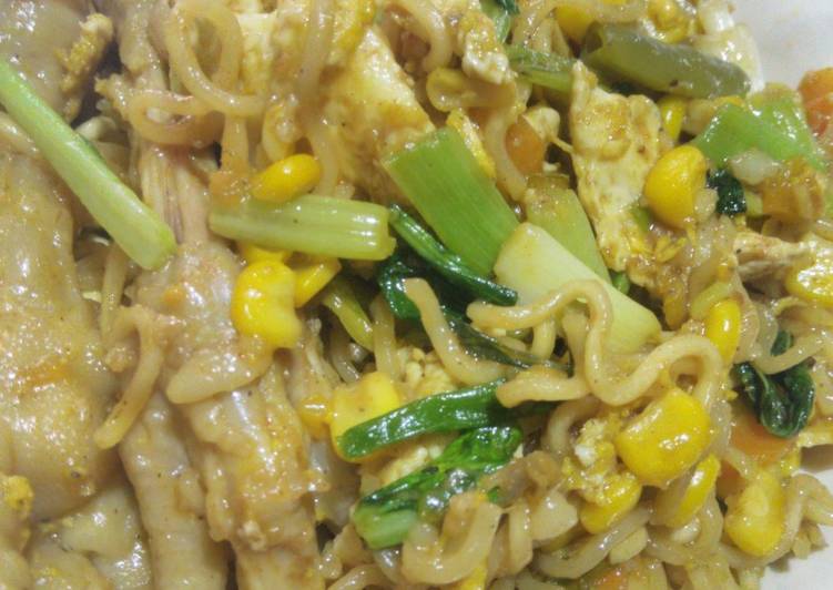 Resep Mie ceker nyemek,memanfaatkan sop semalem Lezat