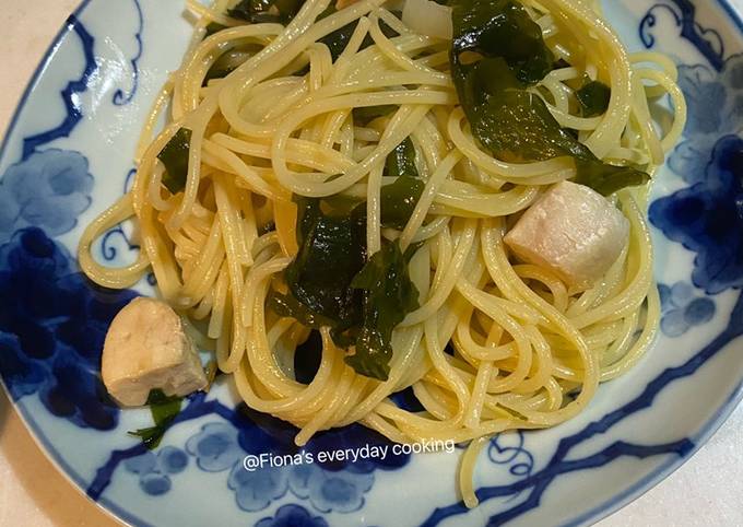 Recipe of Any-night-of-the-week Japanese style chicken spaghetti