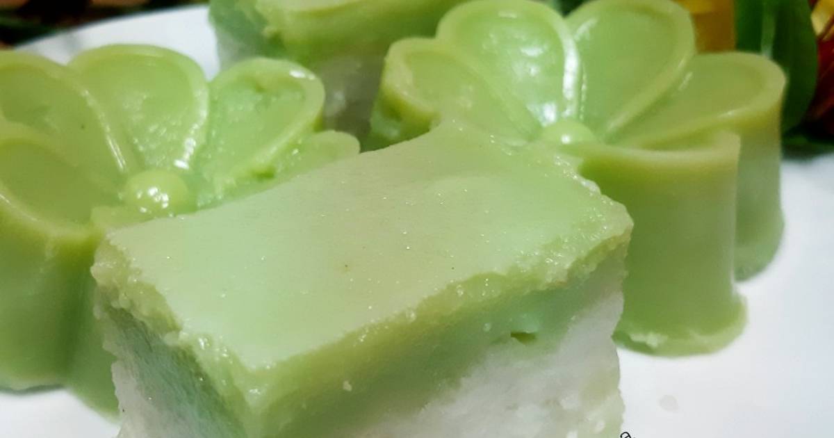 Resep Lapis Ketan Srikaya Pandan oleh Widhyawati Ambara Cookpad