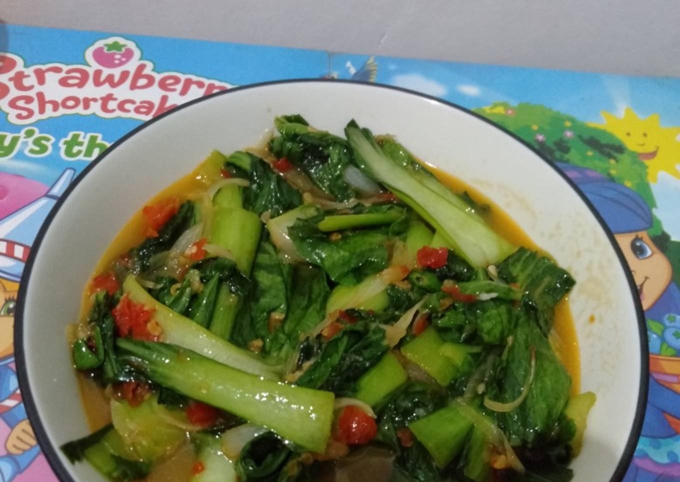 Tumis Pakcoy Rica Rica