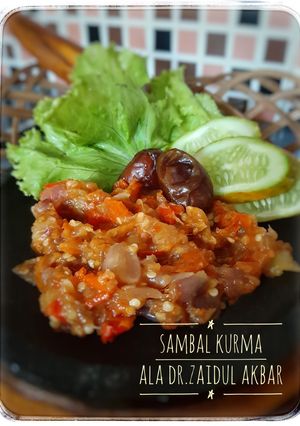 Foto resep Sambal Kurma ala dr. Zaidul Akbar