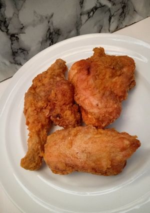 A picture of KCF Chicken.