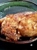 Pollo en salsa de ciruelas, pasas y manzana  la güerita correa