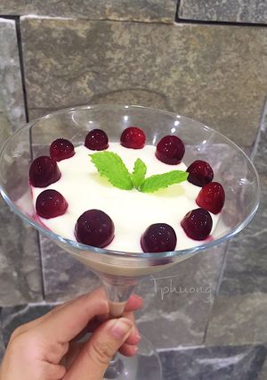 Hình của món Cranberry cheesecake.