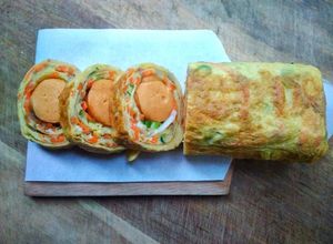Foto resep Telur gulung sosis sayur
