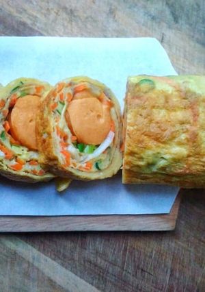 Foto resep Telur gulung sosis sayur