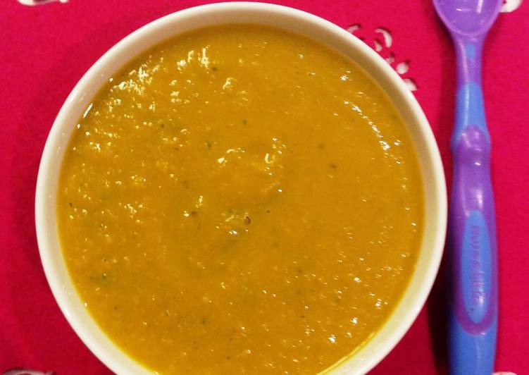 Lentils and Veggies Puree