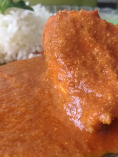 Una foto de "Pipian rojo con pollo"
