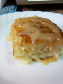A picture of Basbousa(Semolina Cake).