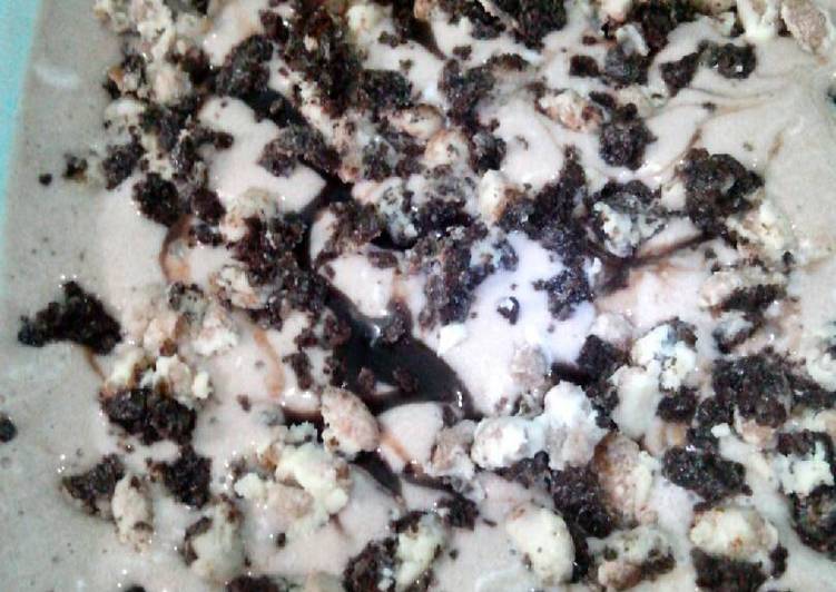 Cara membuat Es Cream CokLat simpLe no bLender no mixer yang nikmat Untuk Jualan