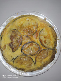 Una foto de Tortilla de berenjena