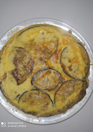 Una foto de Tortilla de berenjena