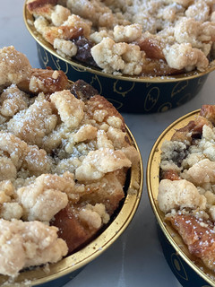A picture of Kabocha Bread Pudding.