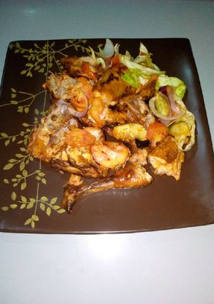 A picture of Oven baked Chicken.