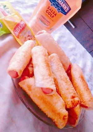 Una foto de Salchicha con queso