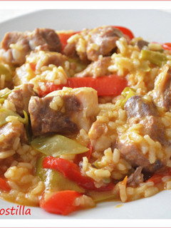Una foto de Arroz con costillas. (Thermomix)