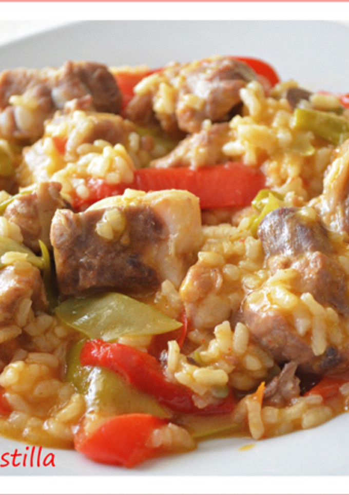 Una foto de Arroz con costillas. (Thermomix)