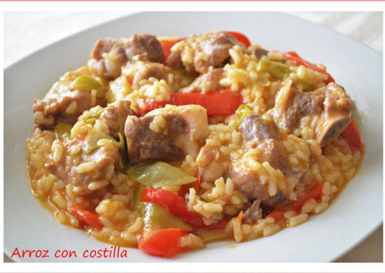 Arroz con costillas. (Thermomix)
