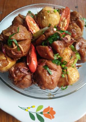 Foto resep Bakso Goreng Mercon