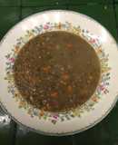 Lentejas con zanahorias y apio