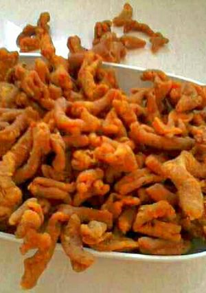 Foto resep Kudapan Asin : Keripik Usus Crispy Simple