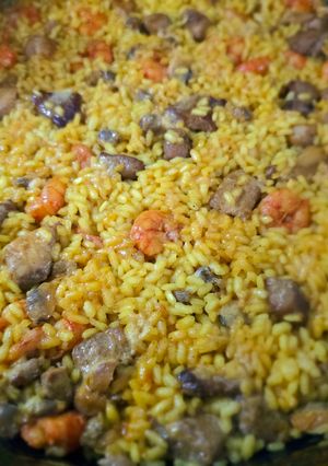 Una foto de Paellita de marisco
