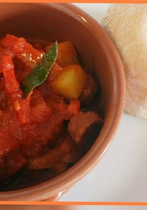 A picture of Pollo alla Norma.