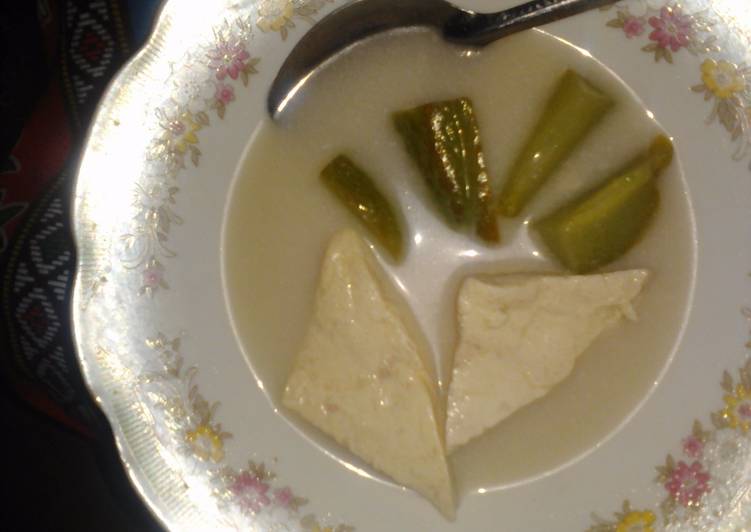 Langkah memasak Sayur tahu labu mini santan gurih, Enak Banget