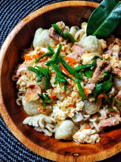 Foto resep Mie Cireng Seblak Siram Kuah