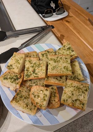 A picture of Homemade Garlic Bread.