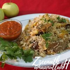 A picture of Green Apple Pilaf.