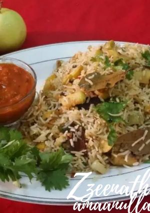 A picture of Green Apple Pilaf.