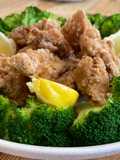 Japanese style fried chicken with Soy sauce, ginger and garlic