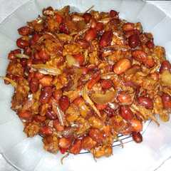รูปของ Orek tempe teri kacang