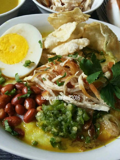 Foto resep BUBUR AYAM kuah kuning