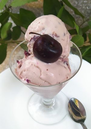 Una foto de Helado De Cerezas