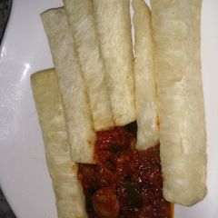 Muna's perfectly fried yam ❤️ A picture of Muna's perfectly fried yam ❤️.